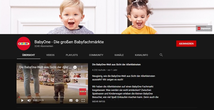 Baby One Youtube