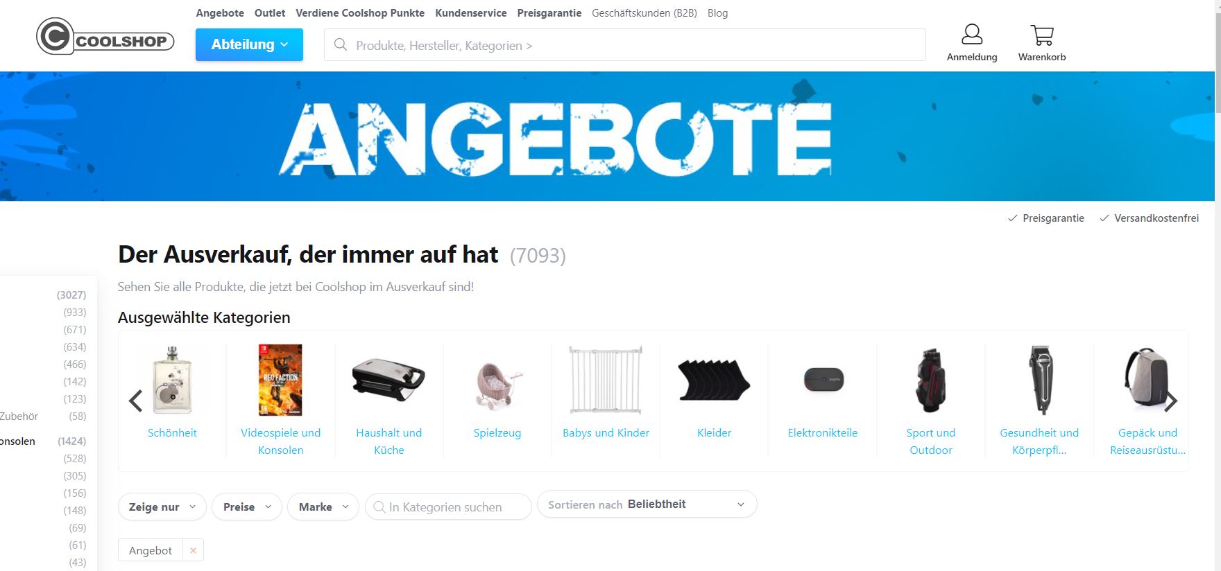 Coolshop Angebote