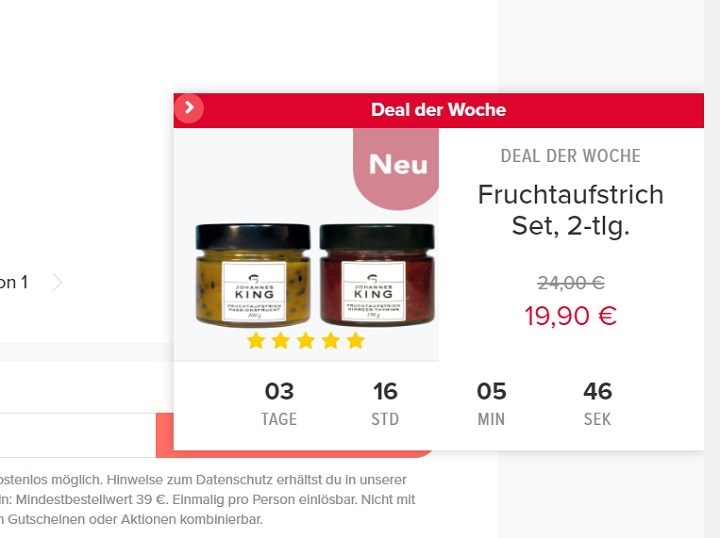 Foodist Deal der Woche