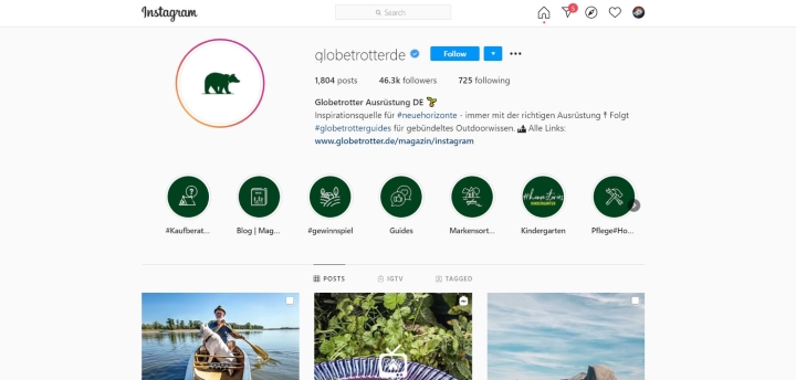 Instagram von Globetrotter