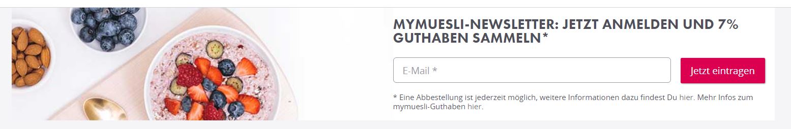 Mymueli Gutschein