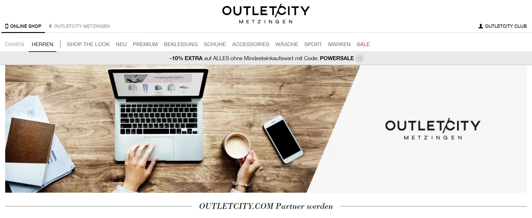 OUTLETCITY.COM Partner werden: