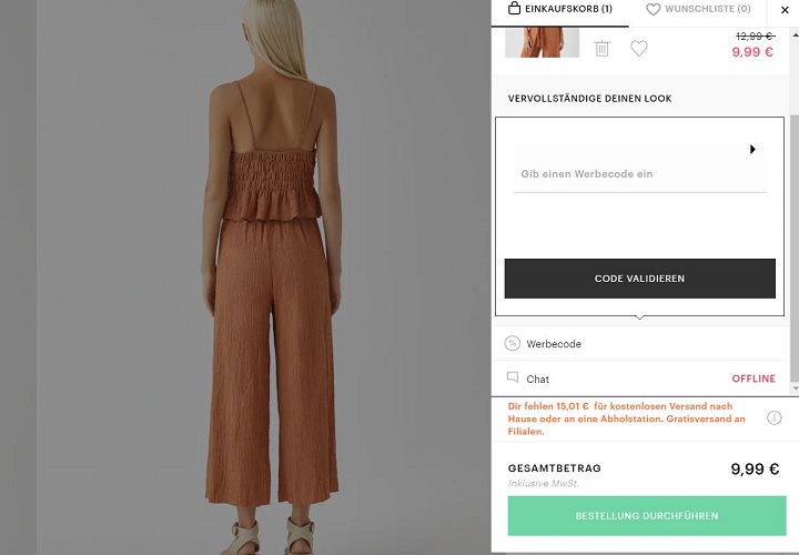 Pull & Bear Gutschein einlösen