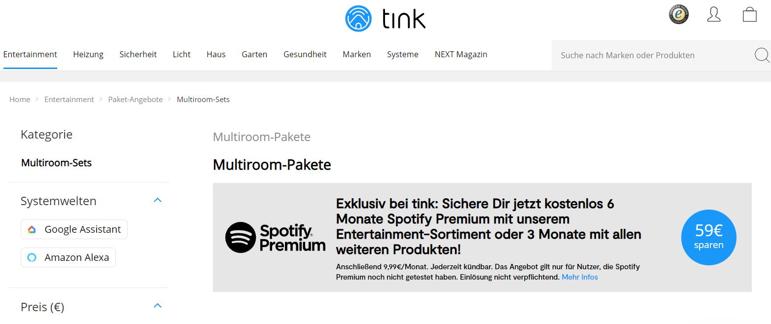 Tink Angebote