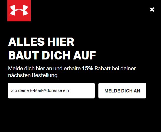 Under Armour Gutscheine